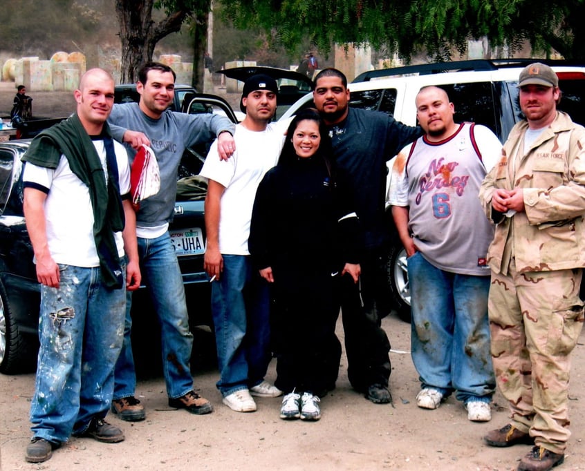 Wachter Irvine, California office playing paintball