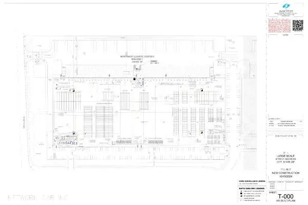 Large Scale As-Built Plan - Data and Surveillance