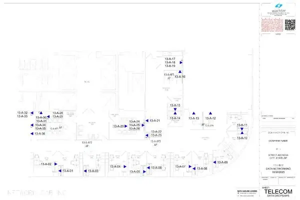 Office Data Networking - Telecom Data Drops and APs