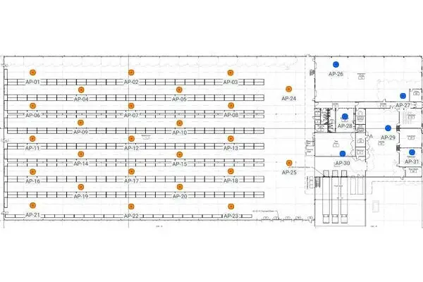 Warehouse Wi-Fi Plan